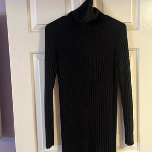 Jcrew 100% Cashmere ribbed turtleneck dress. Just below the knee